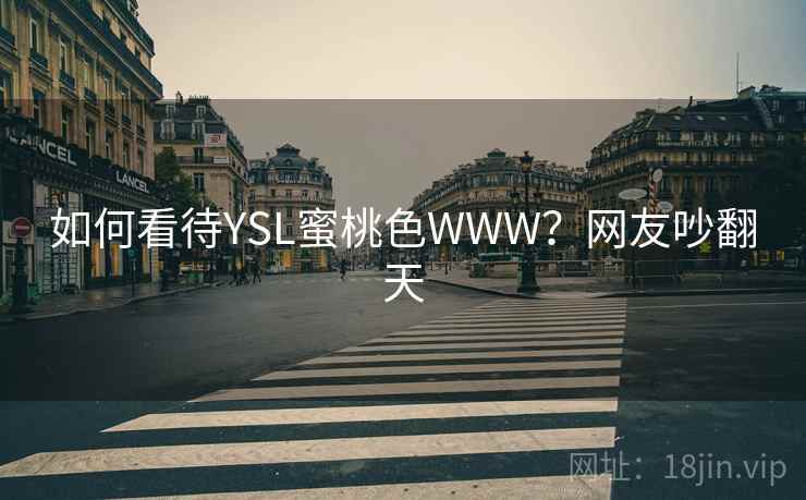 如何看待YSL蜜桃色WWW？网友吵翻天