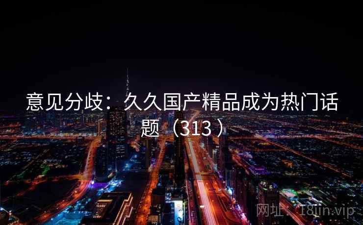 意见分歧：久久国产精品成为热门话题（313 ）